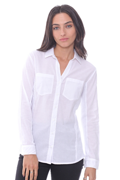 CAMISA ML JULIETTE II EN MORLEY COLOR BLANCO en internet