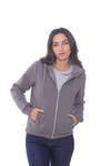 CAMPERA KIEV III FRISADA CON CAPUCHA COLOR GRIS TOPO en internet