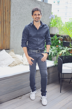 CAMISA ML NEW TRUT DE POPLIN ELASTIZADO CALCE REGULAR + JEAN BETUN COLOR NEGRO - comprar online