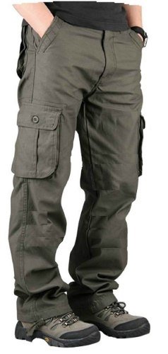 Pantalon Cargo Hombre Gabardine Prelavada Hard Work Intense