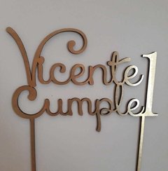 CAKE TOPPER Personalizado - comprar online