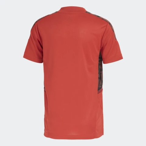Camisa Treino CR Flamengo Infantil - Vermelho adidas GK7363 - comprar online