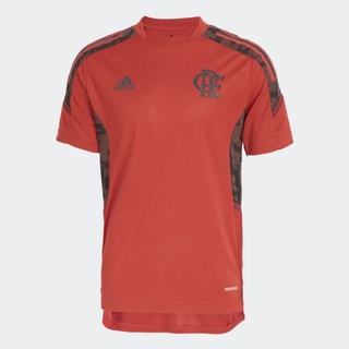 Camisa Treino CR Flamengo Infantil - Vermelho adidas GK7363