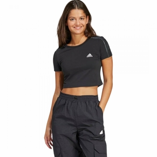 Camiseta Essentials Três Listras - Preto adidas - IR6118