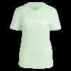 Camiseta Essentials Slim Logo - Verde adidas - IS2096