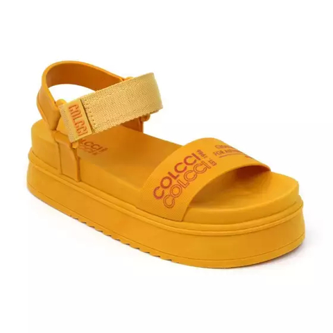 Sandália Bella Colcci Flatform Feminina Amarelo Papiro - 801.01.02819