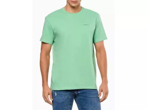Camiseta Calvin Klein Jeans Verde Menta - CKJM101E-0603