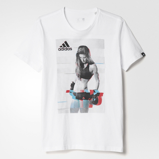 Camiseta Adidas Performance Mc Female Athlete Branca AY7201