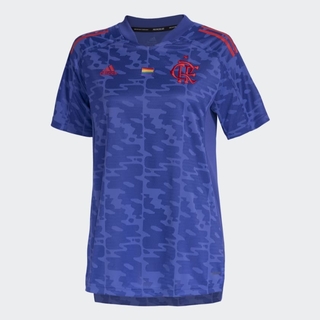 Camisa Feminina Flamengo Adidas Pride Roxa GA0745