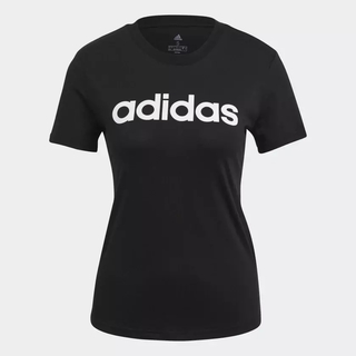 Camiseta Adidas Essentials Slim Logo Preta GL0769