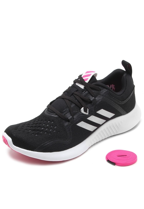 Tênis Feminino Adidas EdgeBounce W Preto e Rosa BB7563 - comprar online