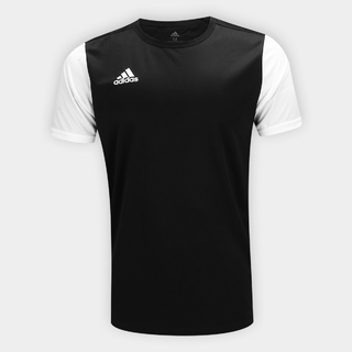 Camisa Adidas Estro 19 Preta e Branca DP3233