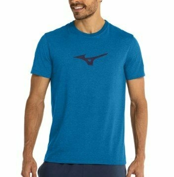 Camiseta T-Shirt Mizuno Run Spark M - Azul Cósmico - 4145078-269