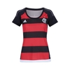 Camisa Adidas Flamengo Feminina Rubro-Negra 2015 S12962