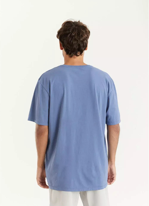 T-shirt Redley Estonada Bolsinho Colors Azul - 123580 - comprar online