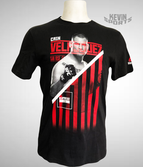 Camiseta Reebok Ufc Combat Velasquez Fighter - Preto AJ9057