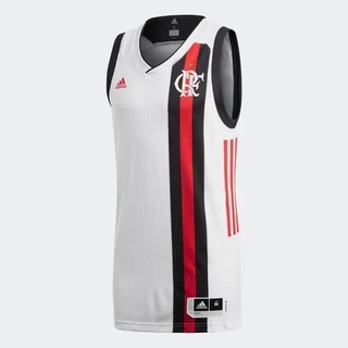 Camiseta Regata de Basquete Flamengo Adidas II 2017 2018 Jogador Swingman CW3272