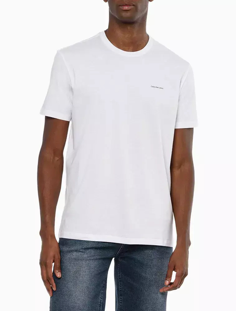 Camiseta Mc Calvin Klein Logo Basico Peito - CKJM101-0900