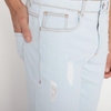 Bermuda Jeans Destroyed. - Azul Claro. - HERING H4B21AEJ - comprar online