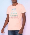 Camiseta New Future. - Rosa Claro & Verde. - Colcci 035.01.09829