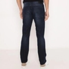 Calça Jeans Reta Paint Splatter. - Azul Escuro & Branca. - Guess M94SLMDW62F - comprar online
