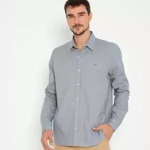 Camisa Regular Fit Texturizada. - Cinza. - Lacoste CH9597-21-EV44