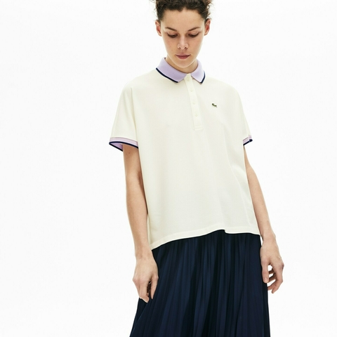 Polo Lacoste Feminina Relaxed Fit PF3519-21-RJF - comprar online