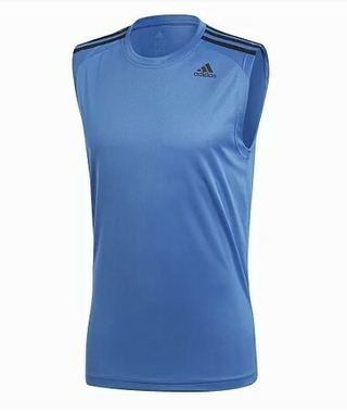 Regata Adidas D2M 3S Azul Masculina BK3545