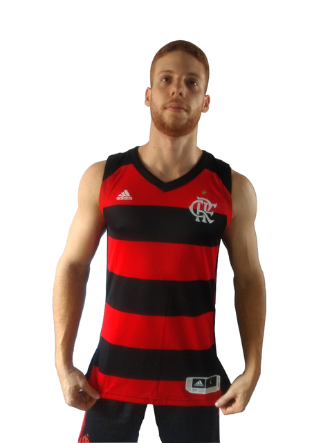 Regata Flamengo Basquete Home Adidas 18/19 DX2324