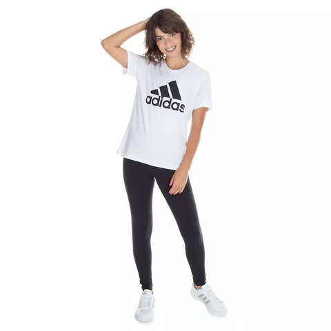 Camiseta Feminina Original Adidas Loungewear Logo Adidas GL0649 na internet