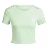 Camiseta Essentials Três Listras - Verde adidas - IR6119 - comprar online