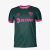 Camisa Fluminense III 23/24 s/n° Torcedor Umbro Masculina Verde+Rosa - U31FL02341-505