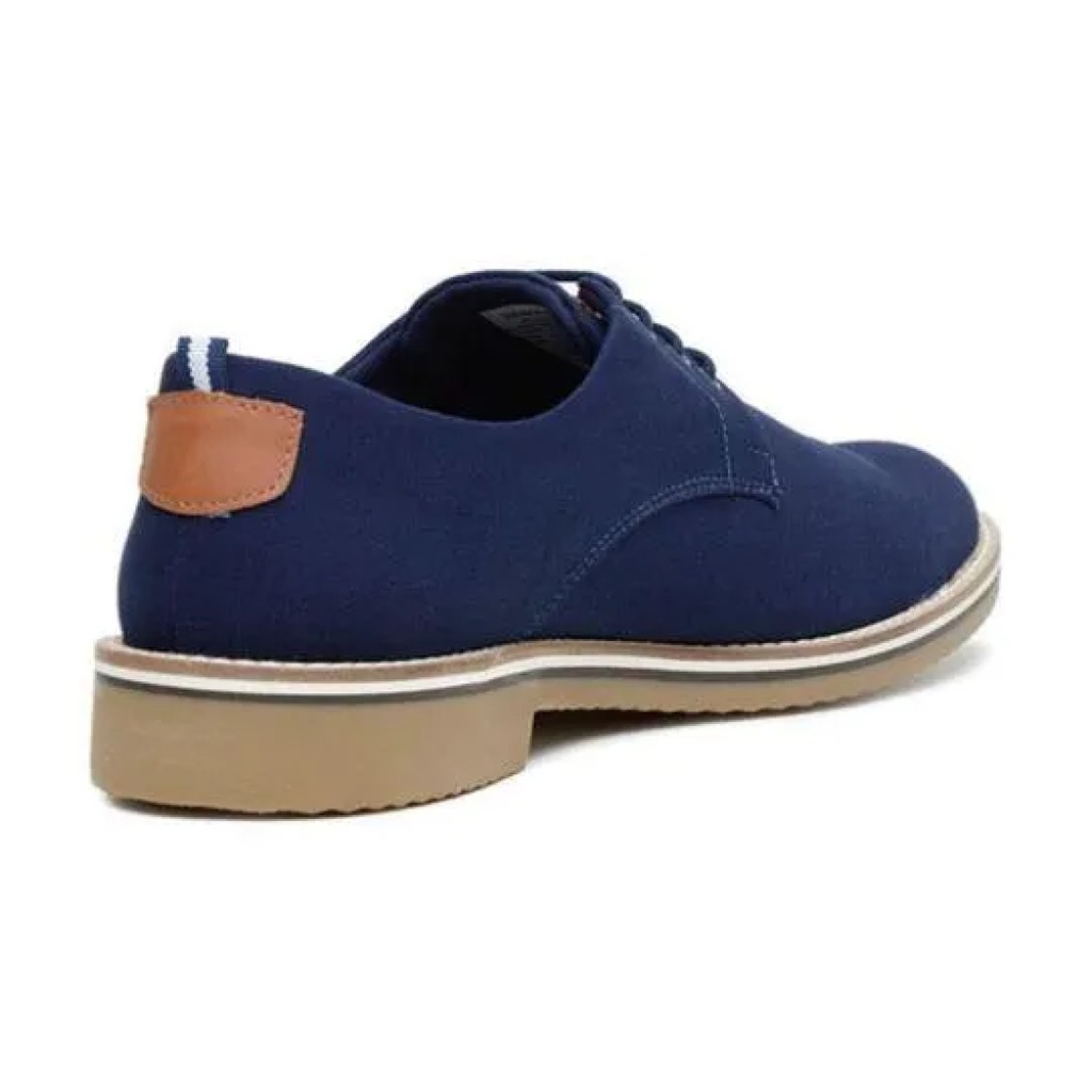 Sapato Casual Reserva Kim® Texturizado. - Azul Marinho. - Reserva  40126KIM-AZUL