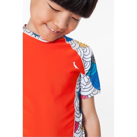 Camisa Infantil Reserva Mini SM Raglan Marola Laranja Proteção UV 0025337-028 - comprar online