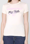 Camiseta Feminina Aeropostale Viscose Creme 9840148 - comprar online