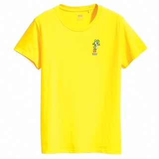 Camiseta Feminina Levi's Super Mario Amarela 173690912