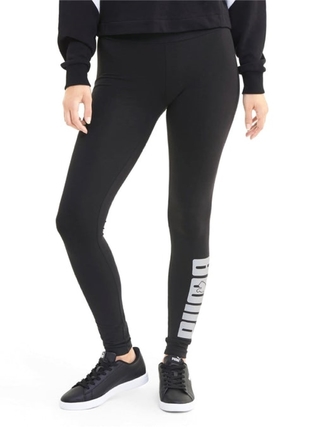 Calça Legging Feminina Puma Rebel Logo - Preta - 583563-01