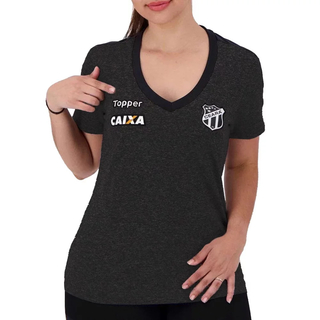 Camisa Ceará Concentração Atleta Feminina 2018 Topper 4202138-9001