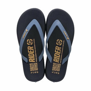 Chinelo Original Rider R4 II Azul-Marinho + Amarelo. 11878-AA167