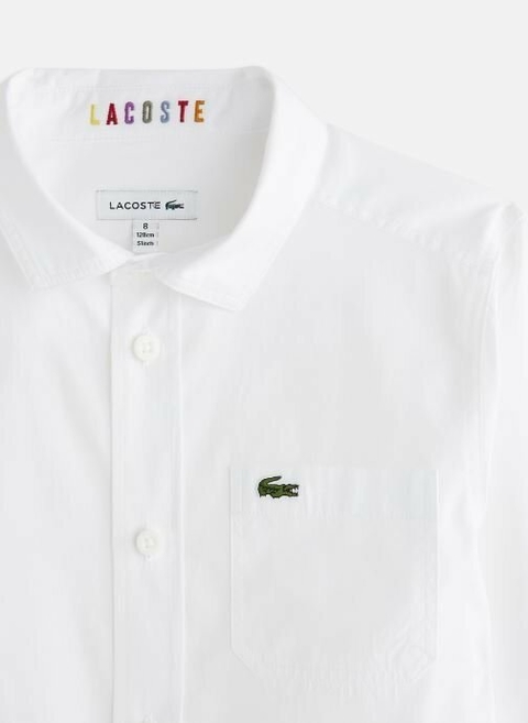Camisa Social Infantil Original Lacoste. CJ807721001 - comprar online