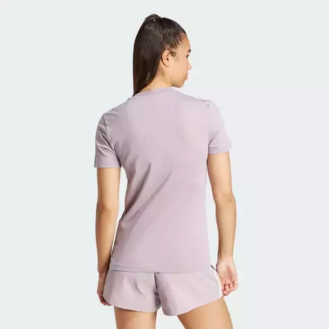 Camiseta Essentials Slim 3-Stripes - Roxo adidas - IS1550 na internet