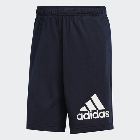 Shorts Adidas Knit Logo Azul-Escuro EY0322 - Kevin Sports