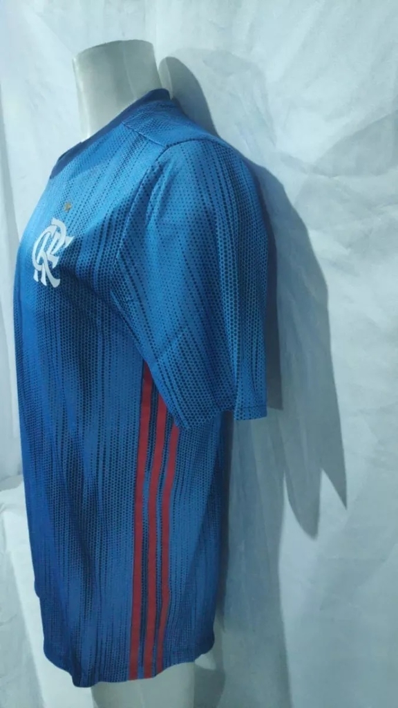 Camisa Original Flamengo Adidas Authentic Modelo Jogador Azul 2018