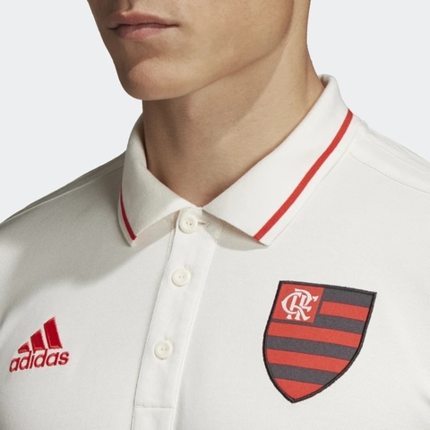 Camisa Polo CR Flamengo Branca 2019 DP2352 na internet