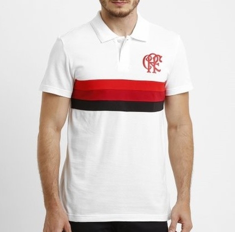 Camisa Polo Flamengo Adidas Branca AB1581
