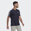 Camiseta Adidas Essentials 3-Stripes Azul Marinho GL3734 - comprar online