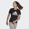 Camiseta Feminina Adidas Loungewear Essentials Logo - Preto GL0722 na internet