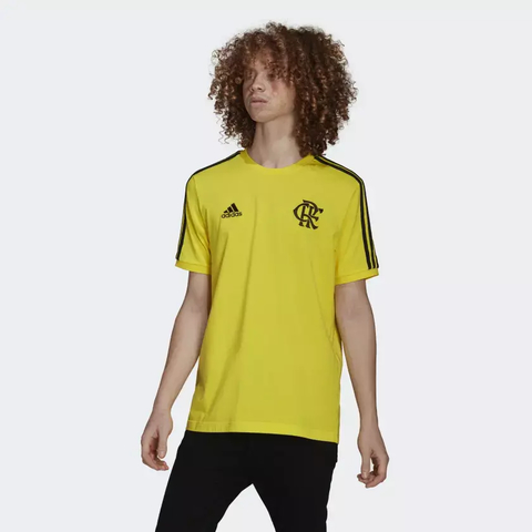 Camiseta Flamengo Adidas 3S Amarela GR4288 na internet