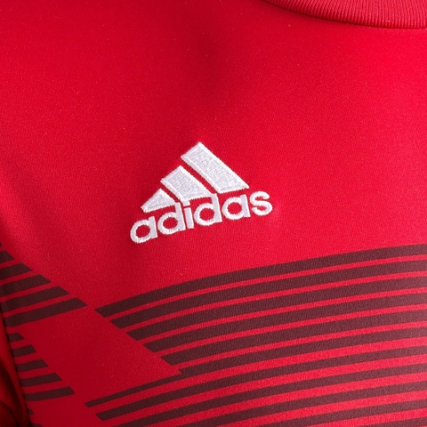 Camisa São Paulo Infantil Treino 70 Anos Adidas - Vermelho EV6202 - Kevin Sports
