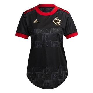 Camisa 3 CR Flamengo 21 Adidas - Preto+Vermelho GR4285